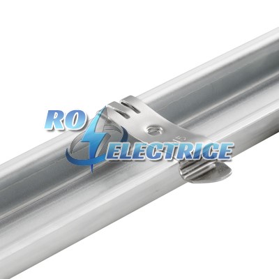 FM 5/TS35; Accessories, Mounting foot, Steel, bright finish-ro-electrice.ro