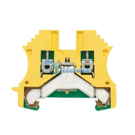 WPE 2.5; W-Series, PE terminal, Rated cross-section: 2.5 mm?, Screw connection, Direct mounting-ro-electrice.ro