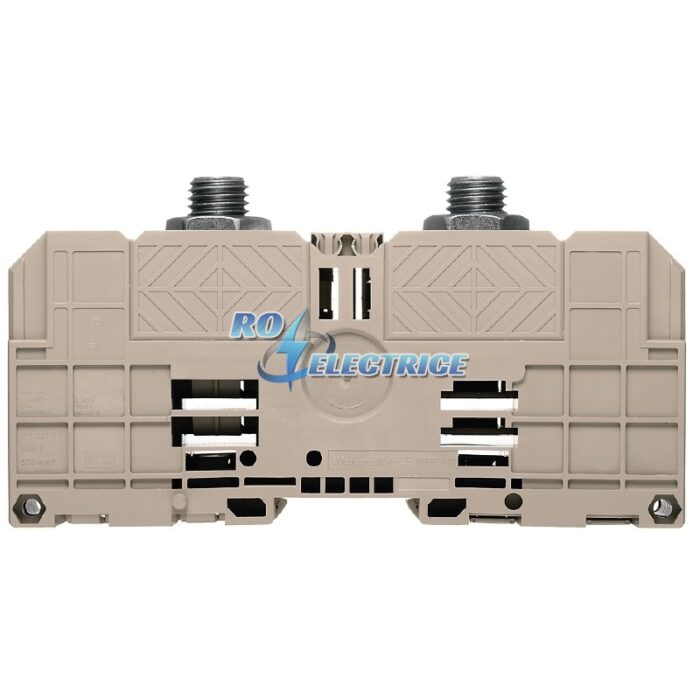 WFF 300; W-series terminal with clamping yoke connection, Feed-through terminal, Rated cross-section: 300 mm?, Threaded stud connection, -ro-electrice.ro