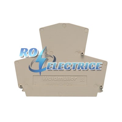 WAP WDK2.5; W-Series, Accessories, End plate -ro-electrice.ro
