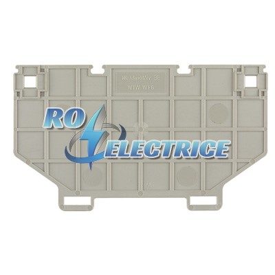 WTW WF6; Bolt-type screw terminals, Accessories, Partition plate, Dark Beige, 3 mm-ro-electrice.ro