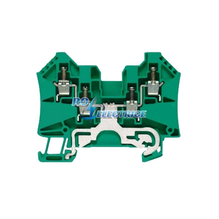 WPE 4/ZZ; W-Series, PE terminal, Rated cross-section: 4 mm?, Screw connection, Direct mounting-ro-electrice.ro
