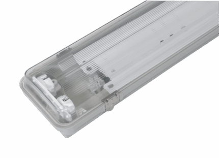 Waterproof LED fixture with reflector 2xT8 120cm IP65-ro-electrice.ro