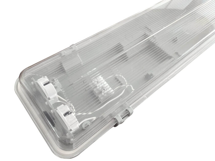 Waterproof LED fixture with reflector + 2xT8 18W 120cm IP65-ro-electrice.ro