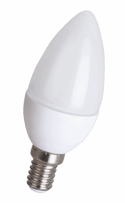 Lumax LED C37 E14 6W 470lm WW 830 200° SMD-ro-electrice.ro