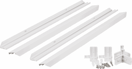 Rama montaj pe suprafete pentru panou led 60x60x4 Alb-ro-electrice.ro