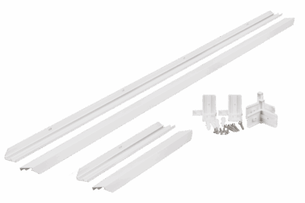 Rama montaj pe suprafete pentru panou led 120x30 Alb-ro-electrice.ro