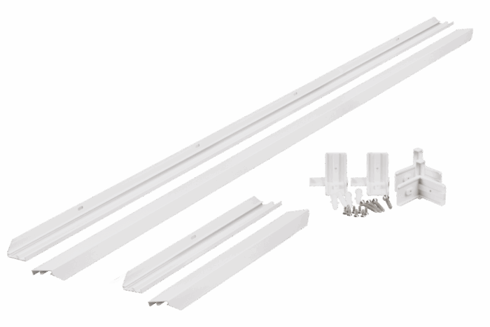 Rama montaj pe suprafete pentru panou led 120x30 Alb-ro-electrice.ro