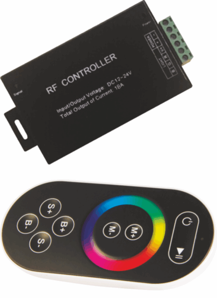 Controler RGB 216W / 432W FR 100m atingere 12V-ro-electrice.ro