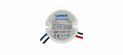 Alimentare pentru instalatie de iluminat LED IP44 30W, 12V, 2.5A, 50x22mm - pentru cutie-ro-electrice.ro