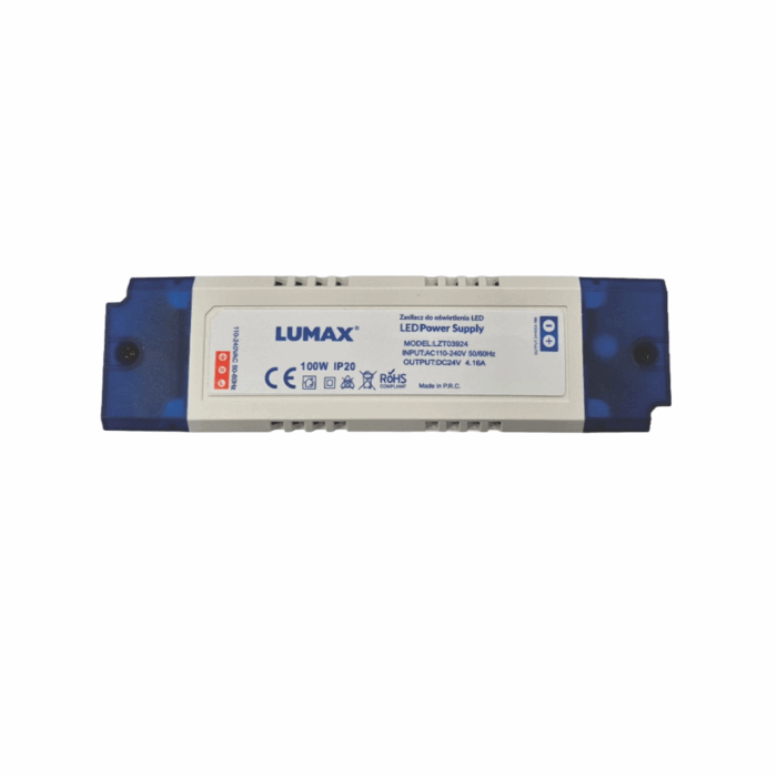 Sursă de alimentare pentru montare lumină LED IP20 100W DC 24V 4 16A-ro-electrice.ro