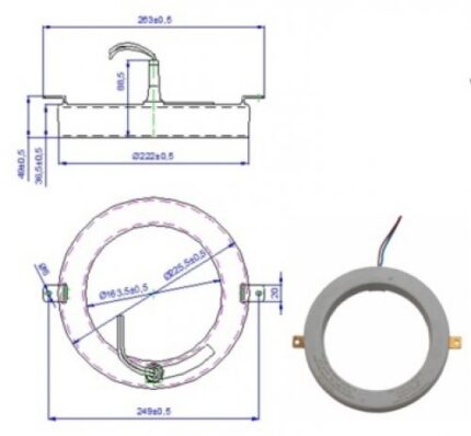 TRANSFORMATOR DE CURENT DE PROTECTIE CTP 0,72: 200/1A, 250/1A, 300/1A, 400/1A, 500/1 A; 5VA;-ro-electrice.ro