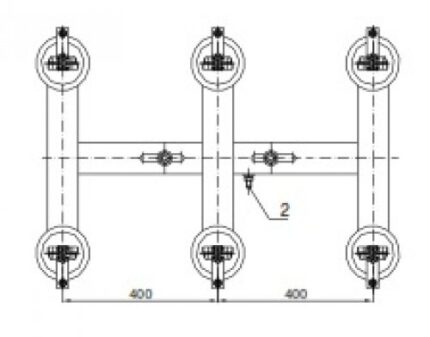 SOCLU TRIPOLAR CU / FARA DESCARCATOARE PENTRU SIGURANTE FUZIBILE DE EXTERIOR, 24 kV, 100A-ro-electrice.ro