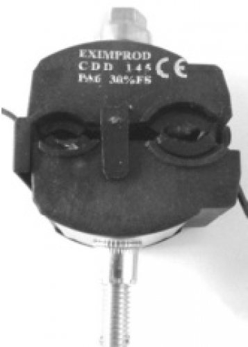Conector unipolar de derivaţie cu dinţi pentru cabluri de joasă tensiune autoportante-ro-electrice.ro