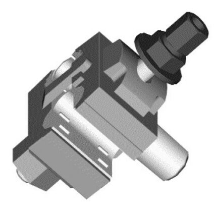 Clema derivatie cu dinti pentru conductoare coaxiale de Cu-ro-electrice.ro