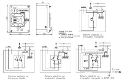 FIRIDE BRANSAMENT MONOFAZAT CU INTRERUPTOR AUTOMAT-ro-electrice.ro