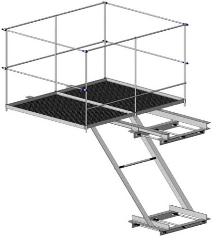 PLATFORMA DE LUCRU CU BALUSTRADA PENTRU SEPARATOR - PL-ro-electrice.ro