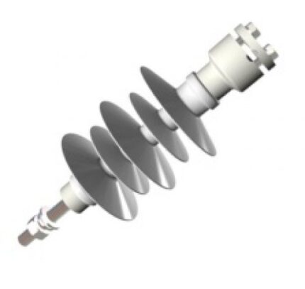 IZOLATOR COMPOZIT DE OCOLIRE CU PRINDERE PE VARFAR PENTRU LINII ELECTRICE AERIENE DE 20 kV-ro-electrice.ro