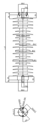 IZOLATOR COMPOZIT SUPORT PENTRU SEPARATOARE DRIESCHER-ro-electrice.ro